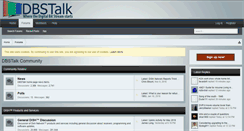 Desktop Screenshot of dbstalk.com