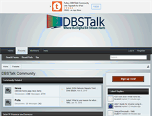 Tablet Screenshot of dbstalk.com